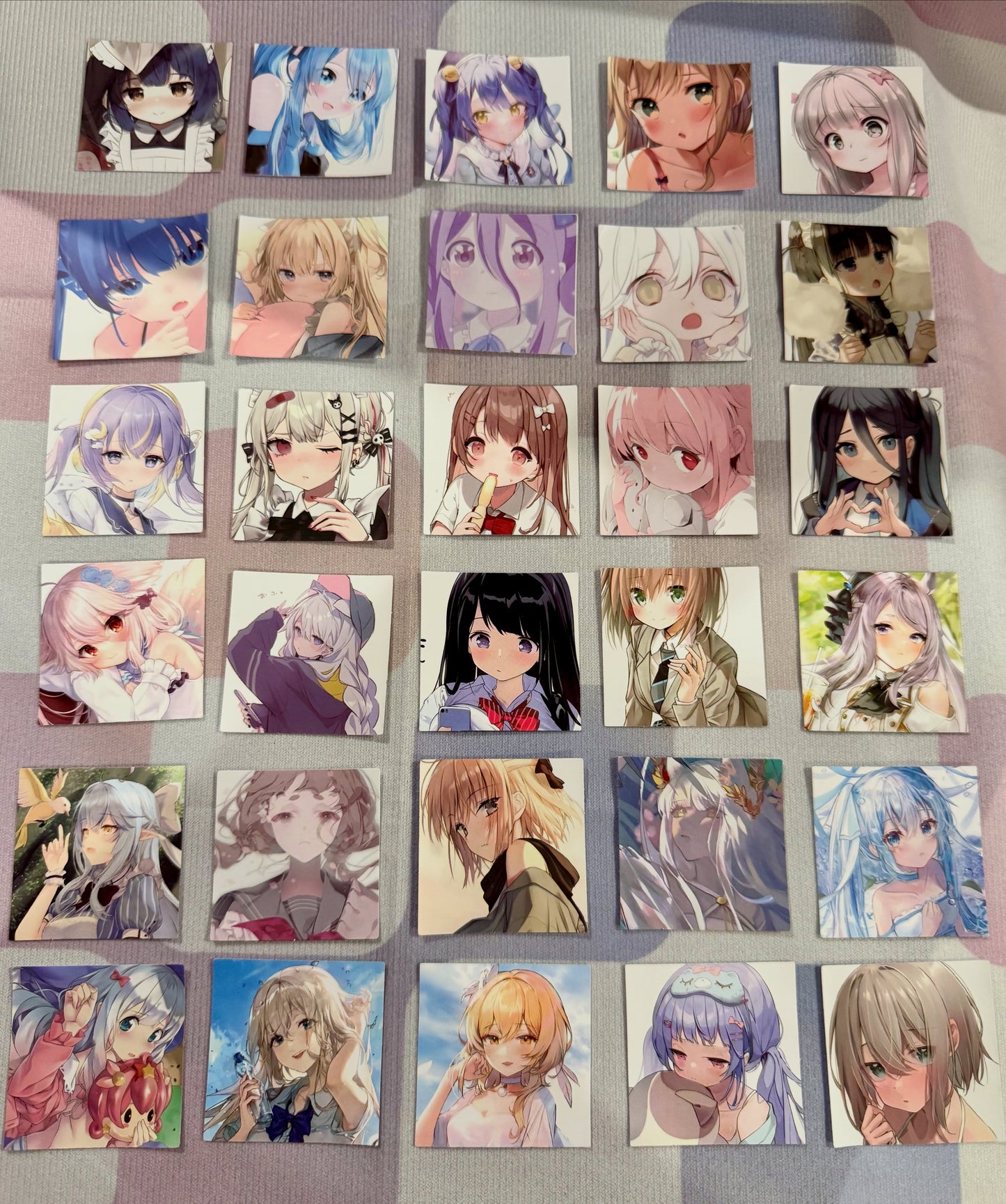 Realistic anime stickers