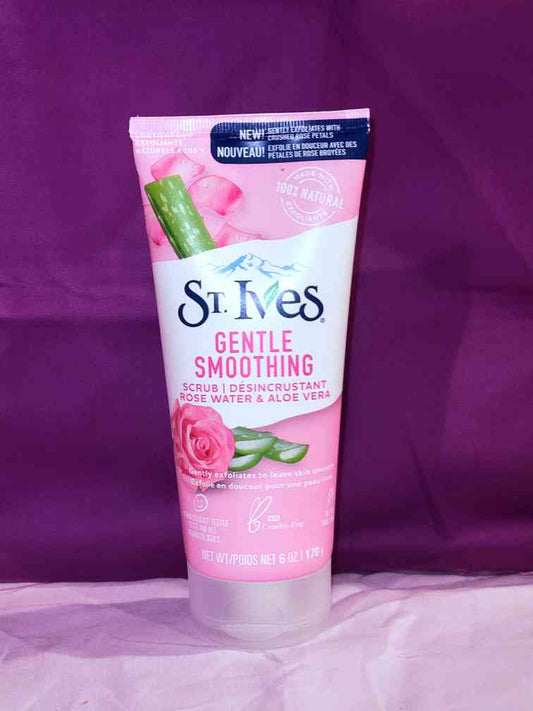 Rosewater and aloe scrub