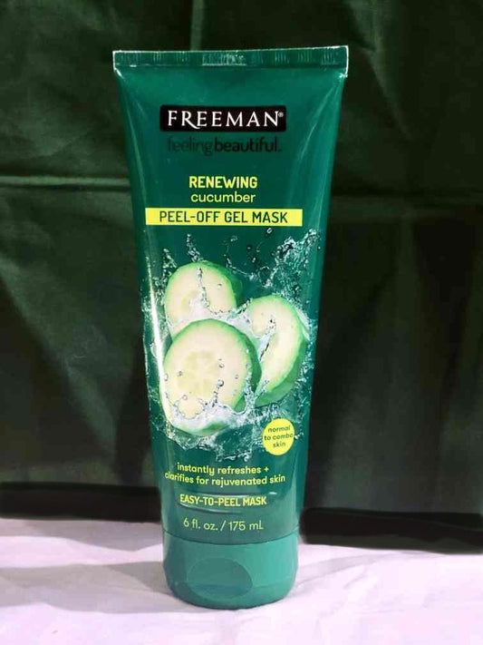 Cucumber peel-off face mask gel