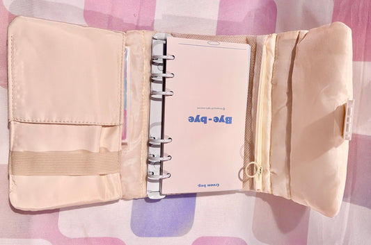 Cream Notebook Bag
