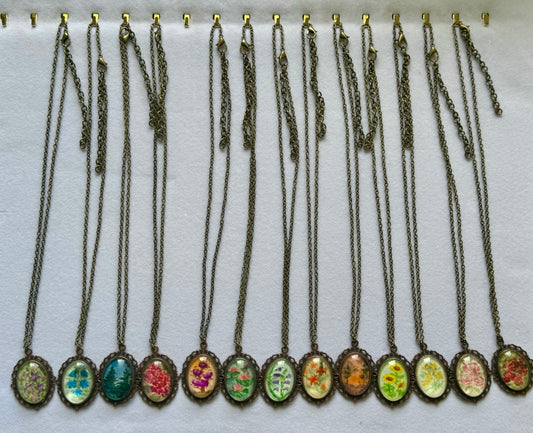 Wearable Art: The Watercolor Pendant Necklace