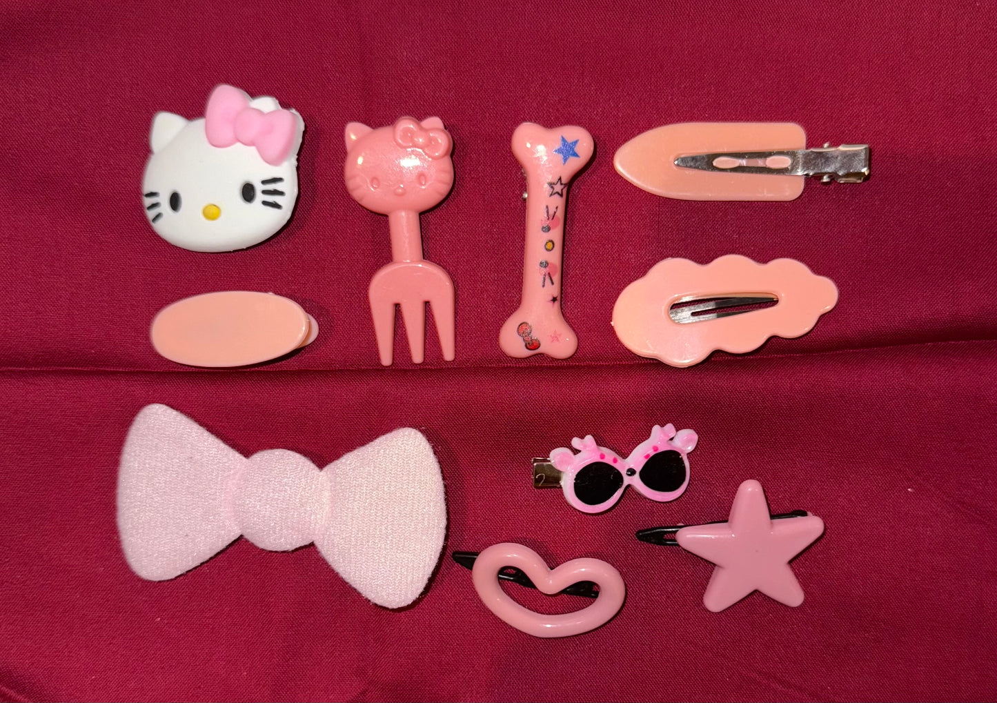 Kawaii hairclips